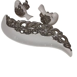 Doves and Serving Dish